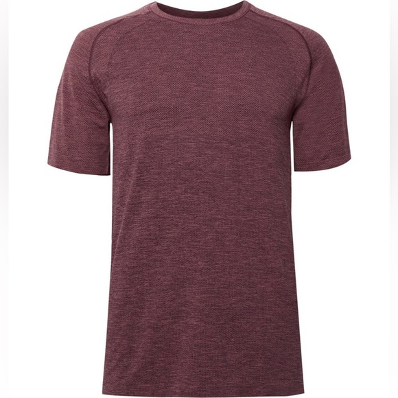 Lululemon - Metal Vent Tech Mélange Stretch-Jersey T-Shirt - Burgundy XL - Picture 2 of 7